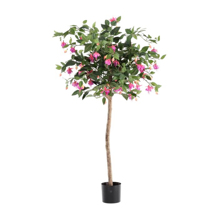 Kunstboom met Roze-Paarse Bloemen - Luxe Binnendecoratie