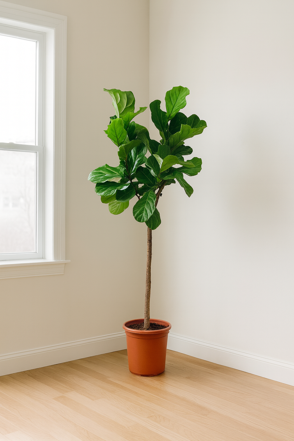 Ficus Lyrata Boom 160 cm | Grote Vioolbladplant voor Woonkamer