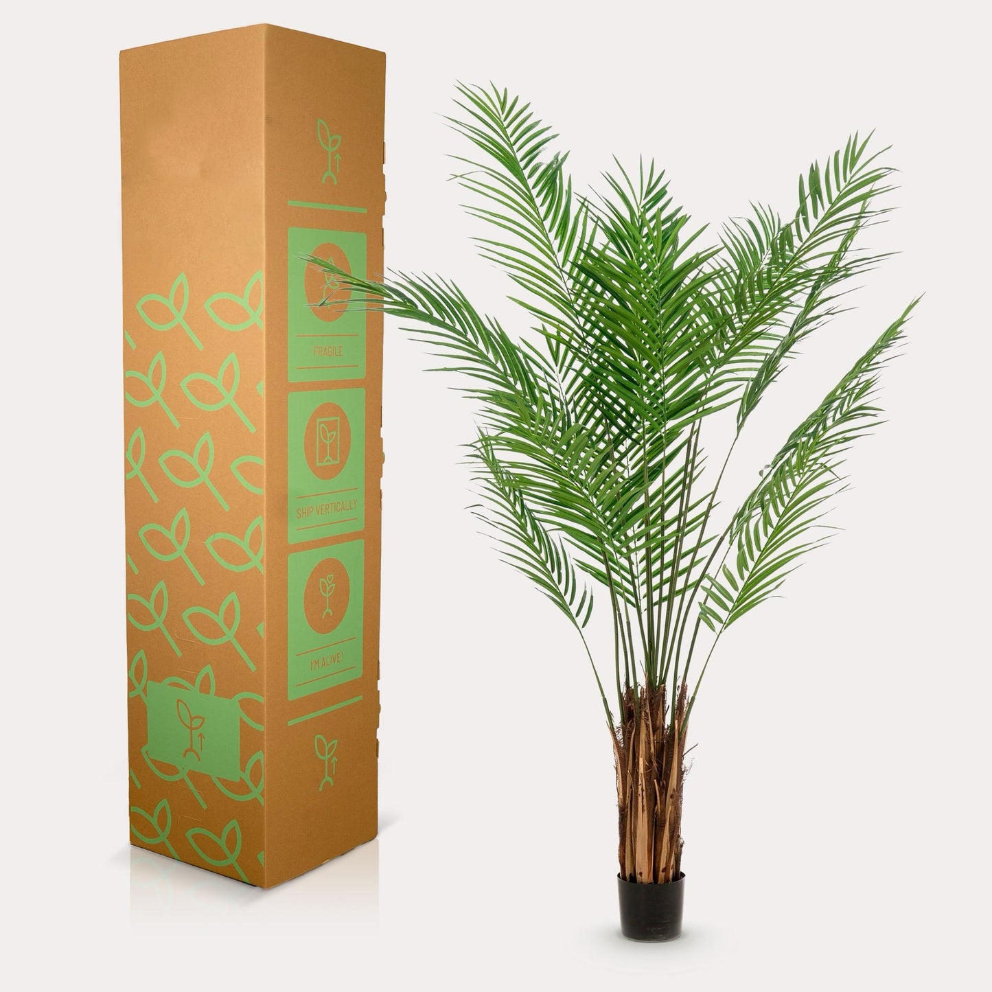 Areca palm kunstplant 180 cm | Tropische goudpalm grote kunstplant