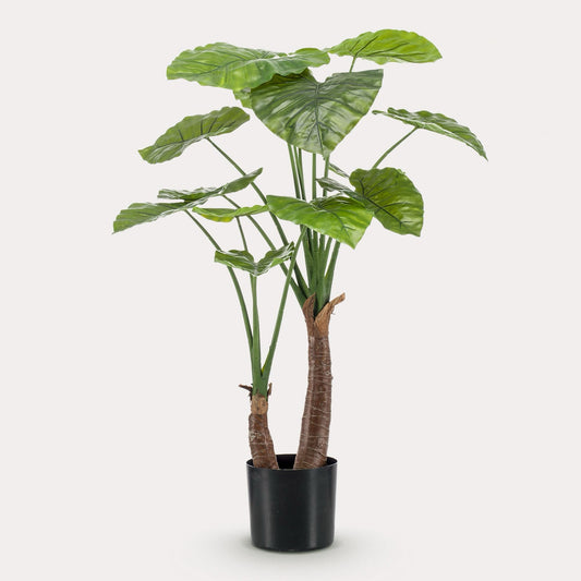 Kunstplant Alocasia Olifantsoor | 110 cm | Grote Tropische Bladplant | Realistisch & Elegant