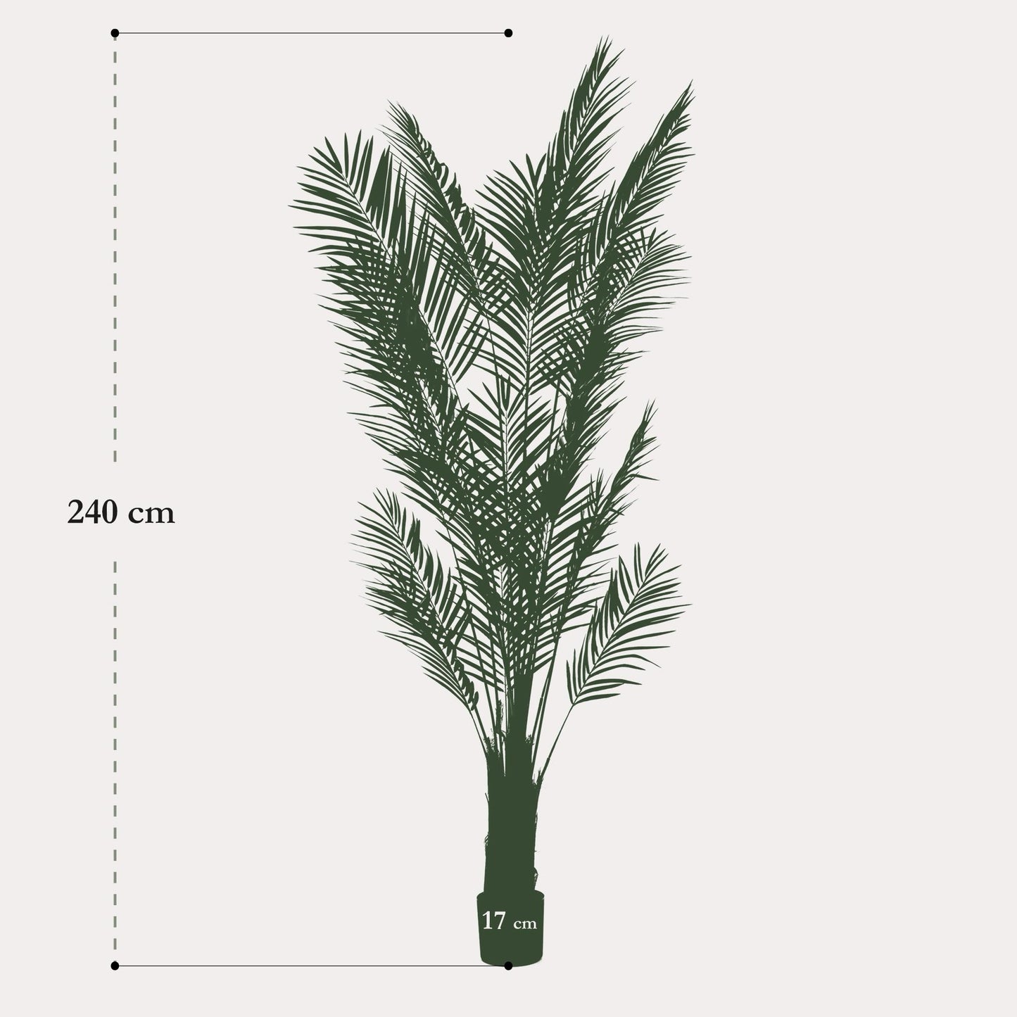 Realistische Kunst Ficus 170 cm | Trendy Vioolbladplant | Luxe Woonstijl