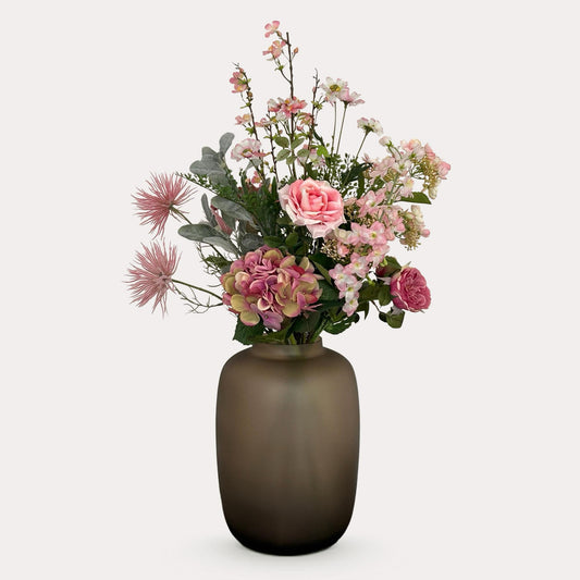 Kunstboeket Pretty Pink | 89 cm | Luxe Zijde Bloemen | Geschikt voor Woonkamer & Kantoor