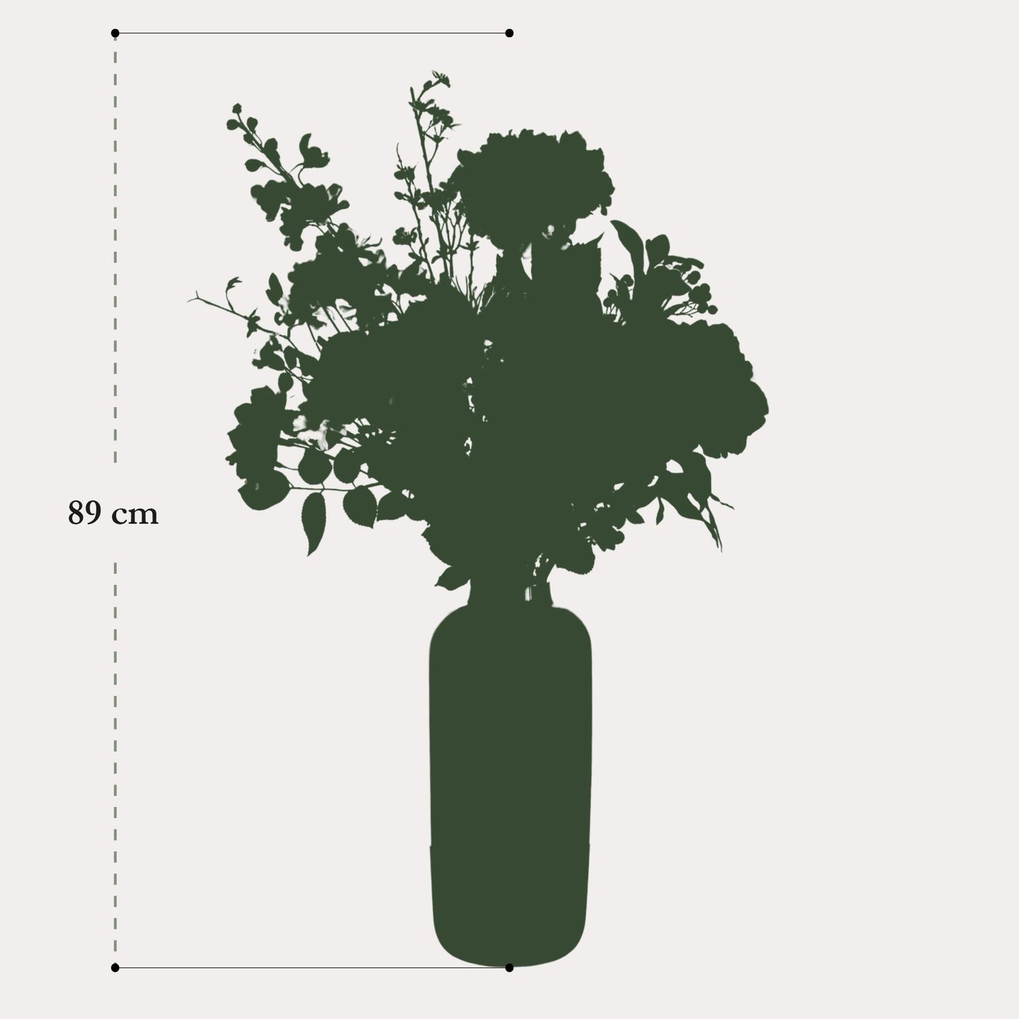 Kunstboeket Pretty Pink | 89 cm | Luxe Zijde Bloemen | Geschikt voor Woonkamer & Kantoor