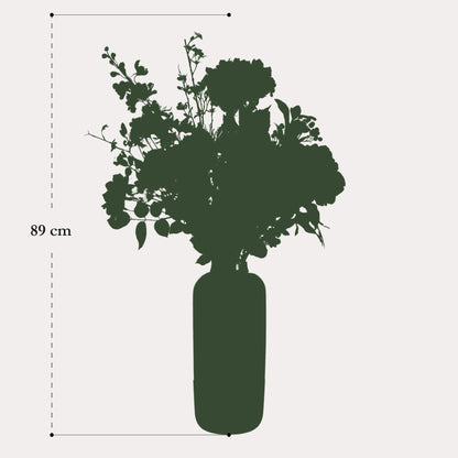 Kunstboeket Pretty Pink | 89 cm | Luxe Zijde Bloemen | Geschikt voor Woonkamer & Kantoor