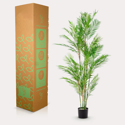 Kunstplant realistisch | 180 cm | Binnenplant | Chamaedorea Elegans Bergpalm