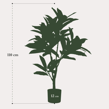 Kunststruik kleurrijk | 95 cm | Binnenplant | Croton Codiaeum Wonderstruik