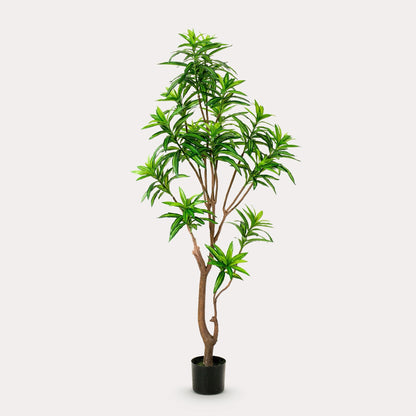 Kunstboom elegant groen | 155 cm | Binnenplant | Dracaena Drakenboom