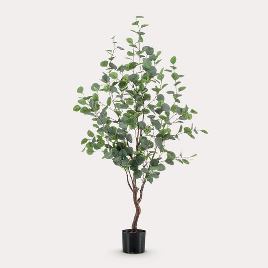 Kunstboom stijlvol | 120 cm | Binnenplant | Eucalyptus Blauwe Gomboom