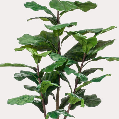 Kunstboom tropisch groen | 120 cm | Binnenplant | Ficus Lyrata Tabaksplant