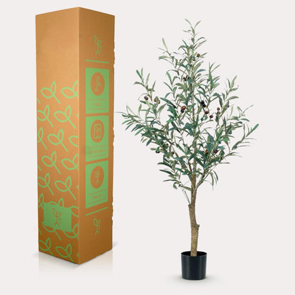 Kunst Olijfboom realistisch | 115 cm | Binnenplant | Olea Europaea