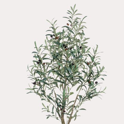 Olijfboom kunstplant 140 cm | Mediterrane nep olijfboom met olijven