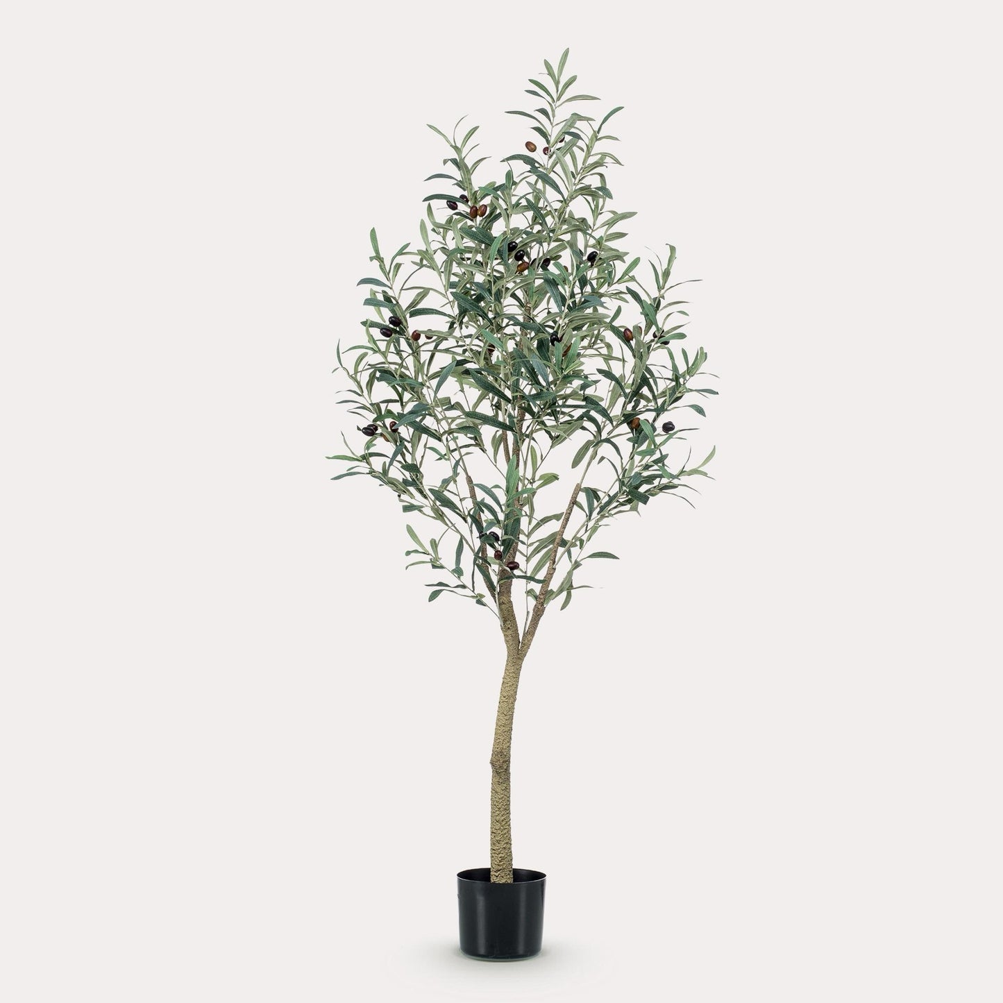 Olijfboom kunstplant 140 cm | Mediterrane nep olijfboom met olijven