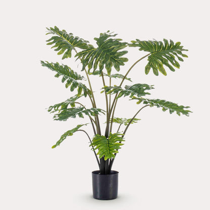 Philodendron kunstplant 80 cm | Realistische tropische nepplant binnen