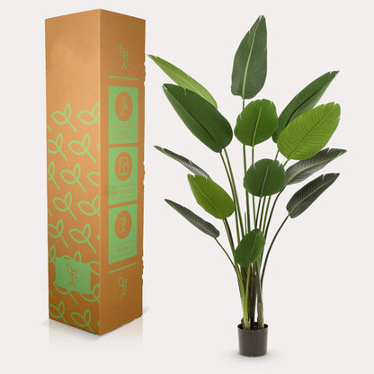 Strelitzia Nicolai kunstplant 190 cm | Grote paradijsvogelplant kunst