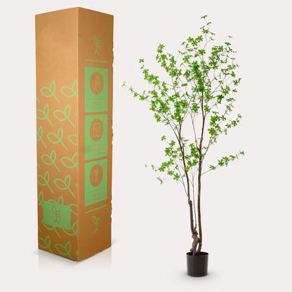 Tropaeolum kunstboom 210 cm | Grote tropische kunstplant Oost-Indische kers