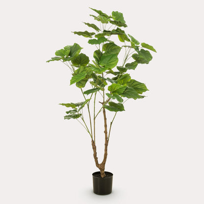 Ficus Umbellata kunstboom 125 cm | Grote kamerplant nep Ficus voor binnen
