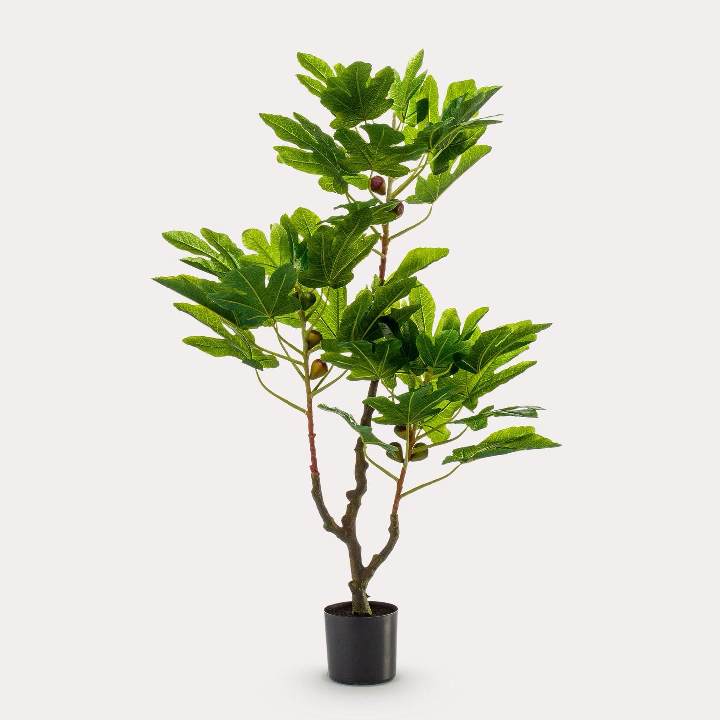 Ficus Carica kunstboom 95 cm | mediterrane vijgenboom kunstplant voor binnen