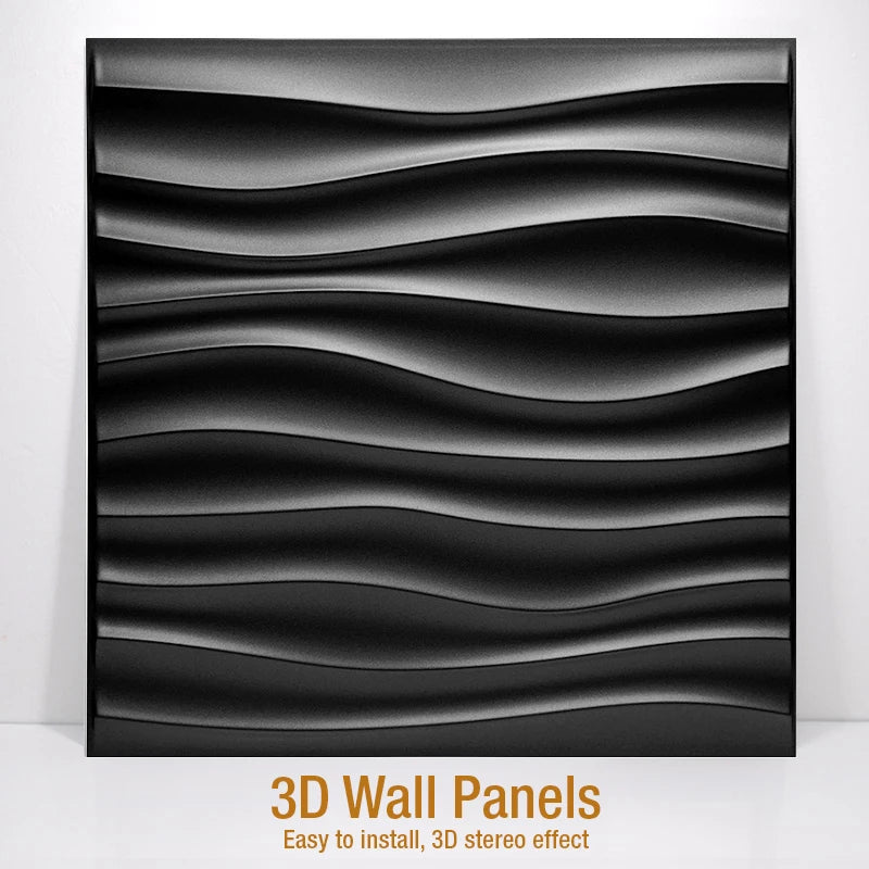 3D Geometrisch Wandpaneel 30×30 cm | Modern Reliefdesign | Waterdicht & Vlamvertragend