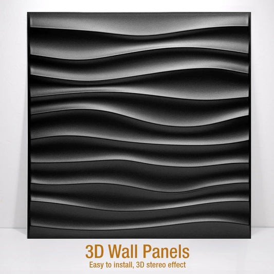 3D Geometrisch Wandpaneel 30×30 cm | Modern Reliefdesign | Waterdicht & Vlamvertragend