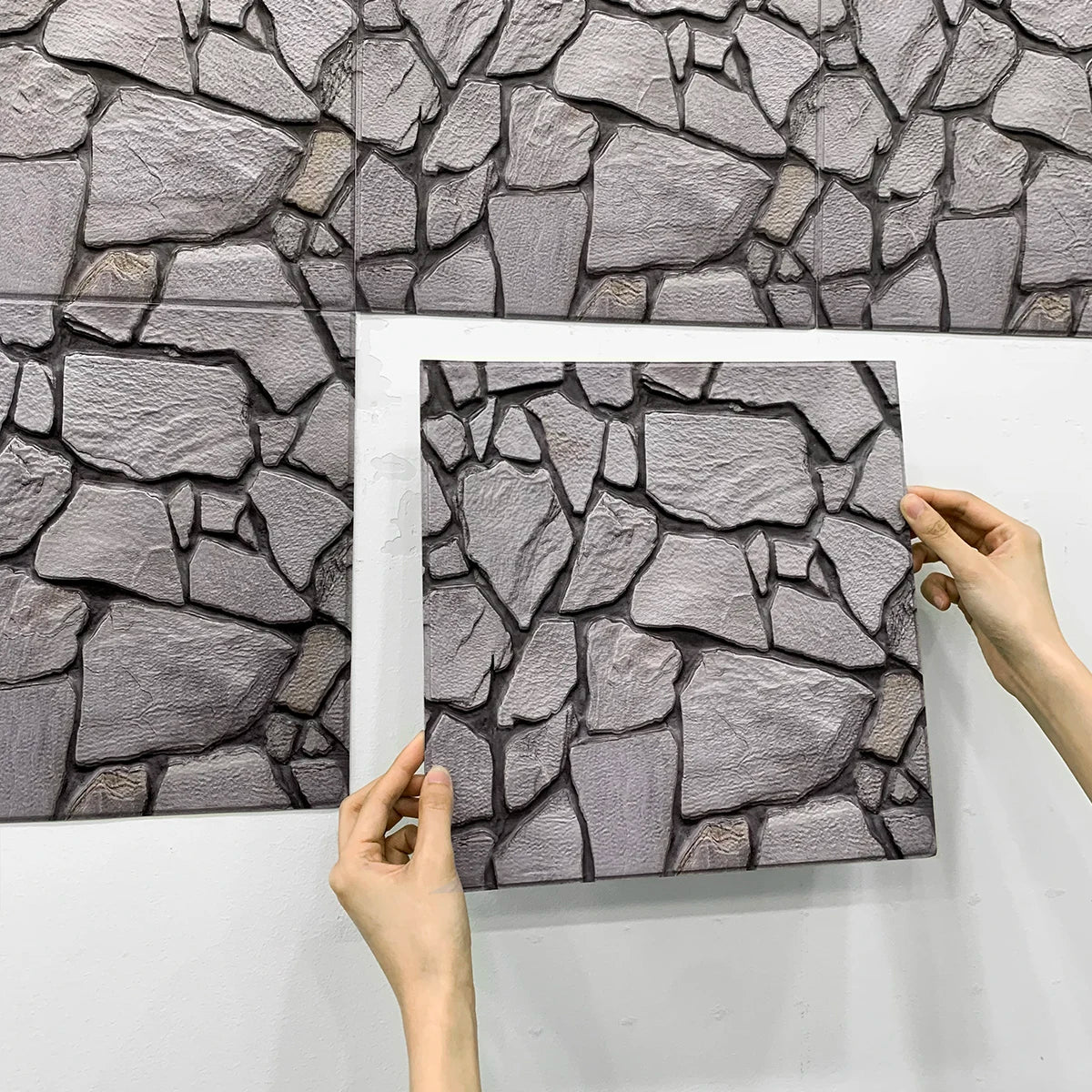 3D Steenlook Peel & Stick Wandpanelen | Zelfklevend & Waterdicht (30×30 cm)