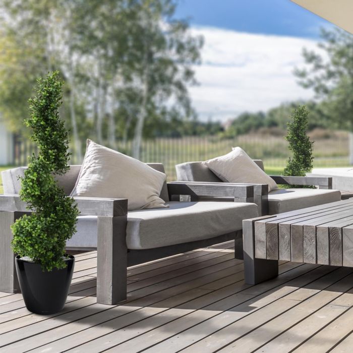 Kunst Buxus Spiraal - Stijlvolle Eyecatcher voor Buiten