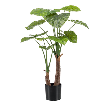 Kunstplant Alocasia Olifantsoor | 110 cm | Grote Tropische Bladplant | Realistisch & Elegant