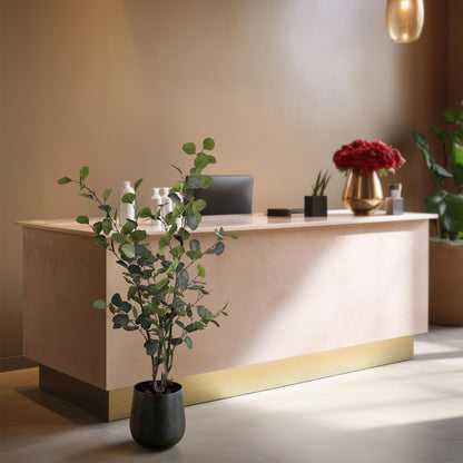 Kunstboom stijlvol | 120 cm | Binnenplant | Eucalyptus Blauwe Gomboom