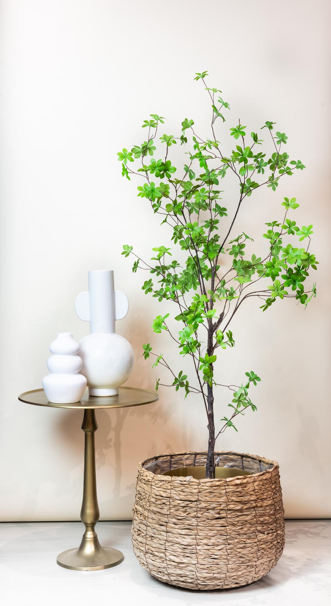 Tropaeolum kunstboom 210 cm | Grote tropische kunstplant Oost-Indische kers