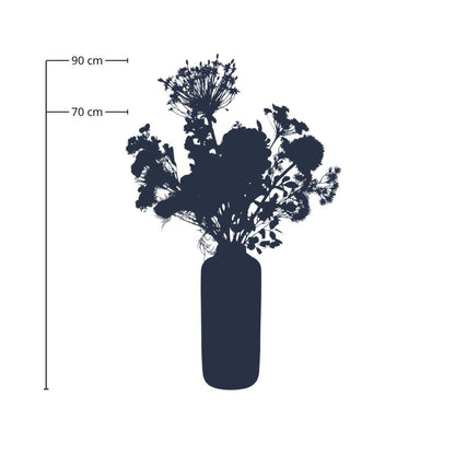 Kunstbloemen boeket Pastel 70–90 cm | Luxe zijden bloemenmix | Binnendecoratie