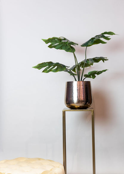 Monstera kunstplant 65 cm | Tropische gatenplant nepplant voor interieur