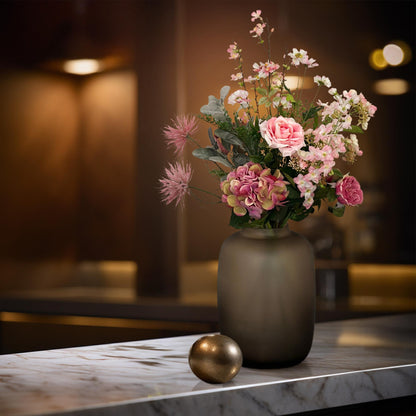 Kunstboeket Pretty Pink | 89 cm | Luxe Zijde Bloemen | Geschikt voor Woonkamer & Kantoor