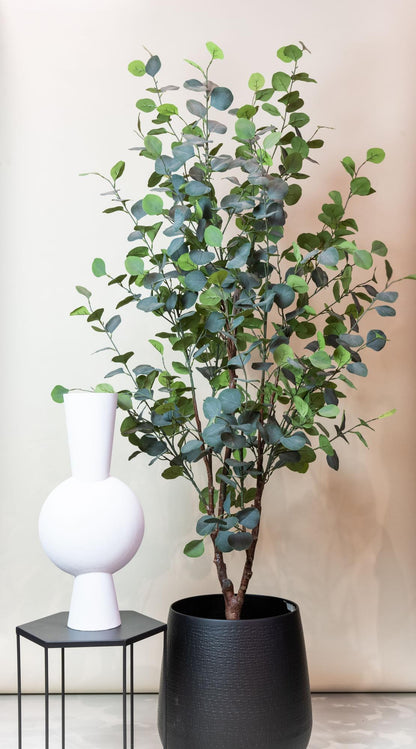 Kunstboom luxe zilvergroen | 180 cm | Binnenplant | Eucalyptus Blauwe Gomboom