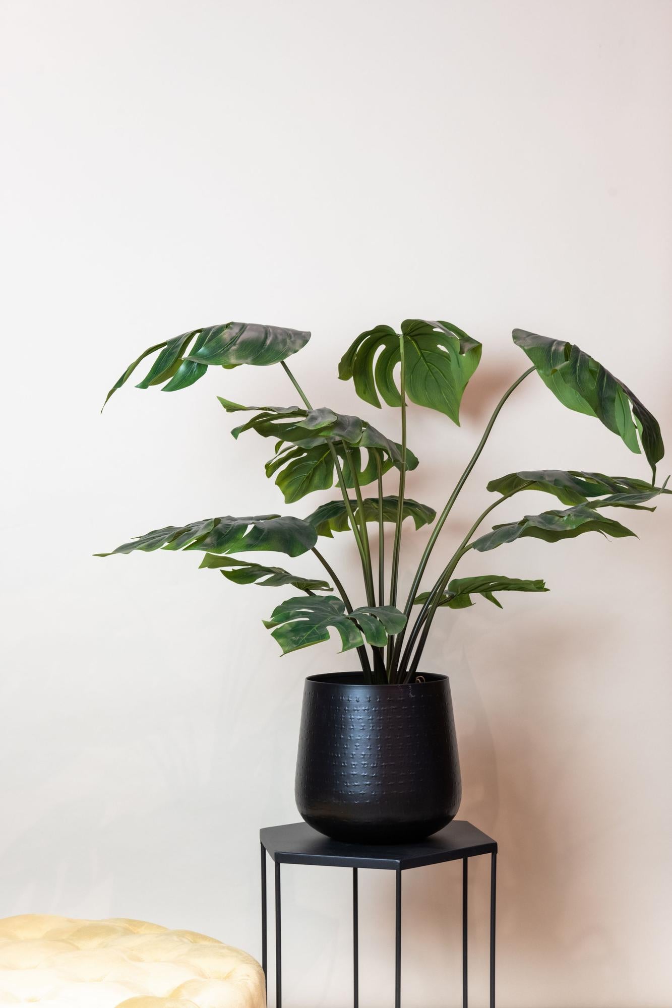 Kunstplant stijlvol | 95 cm | Binnenplant | Monstera Deliciosa Gatenplant