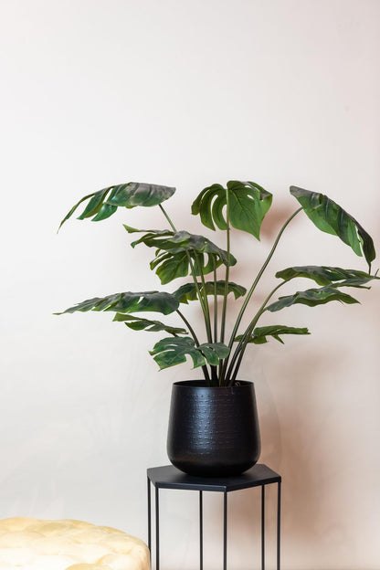 Kunstplant stijlvol | 95 cm | Binnenplant | Monstera Deliciosa Gatenplant