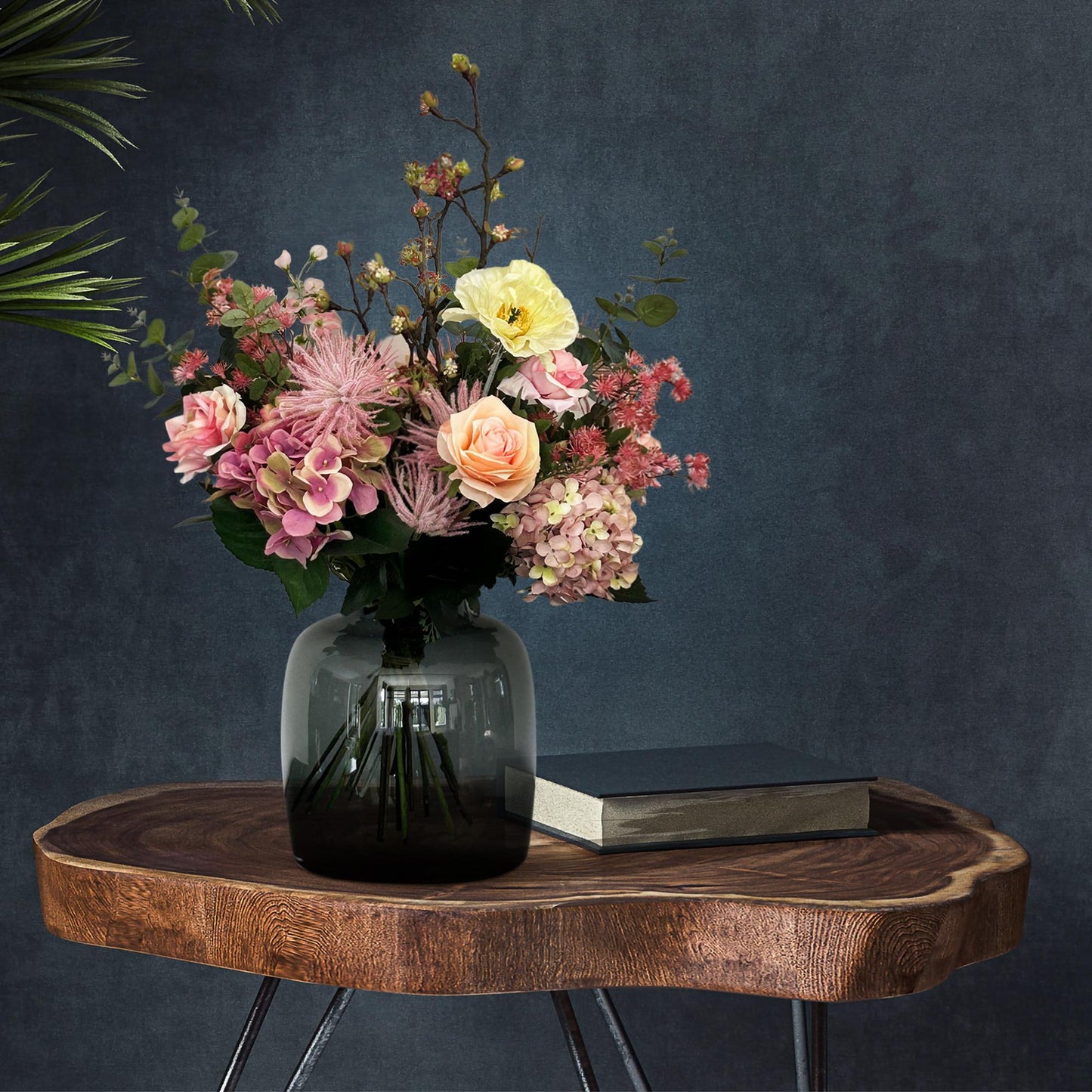 Kunstboeket | 65 cm | Zomerbloemen | Mystic Summer